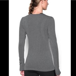 Under Armour Women's Threadborne Seamless Long Sleeve Shirt Size S  Gray